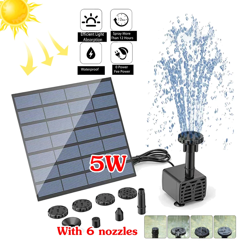 Solar Pool Pump Kit - Solarna pompa wodna pompa fontannowa z