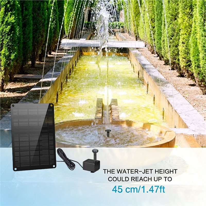 ABLN-Solar Fountain 9W Zasilan – Solar Pool Pump Kit recenzja i cena
