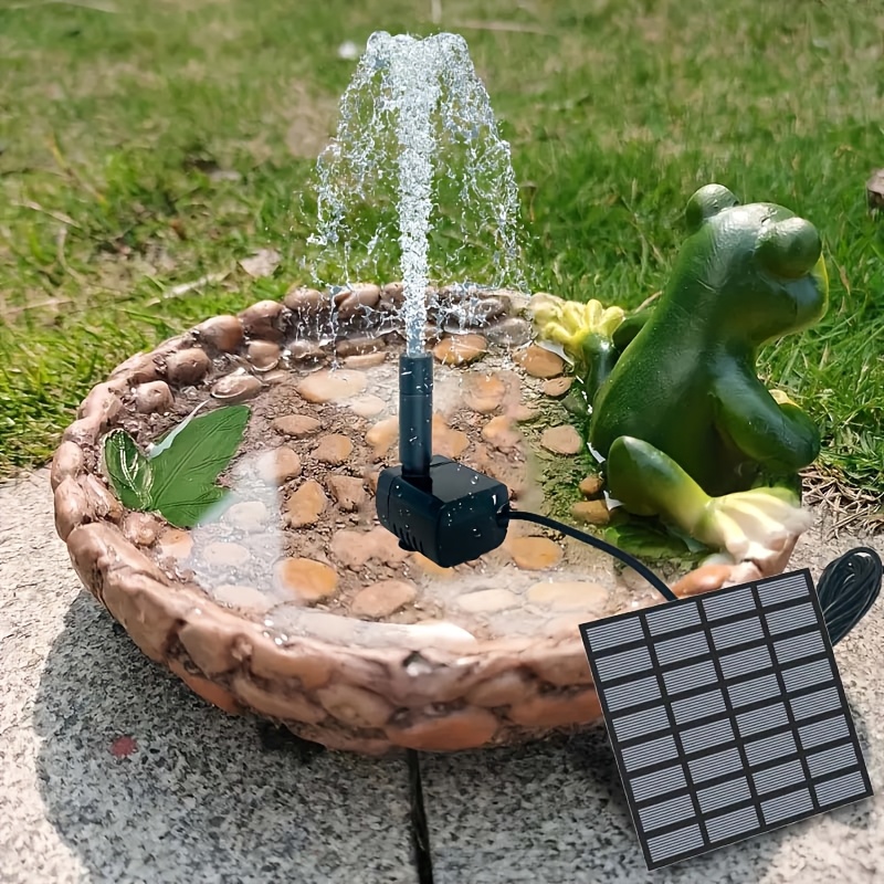 Fontanna słoneczna z 6 dyszami – Solar Pool Pump Kit recenzja i cena